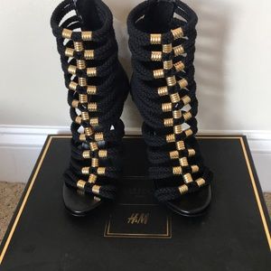 100% Authentic H & M Balmain collection shoes